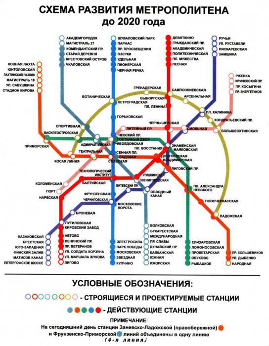 метро спб план развіцця
