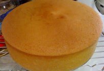 Biscuit meatless in the slow cooker. Lean the sponge cake: recipe