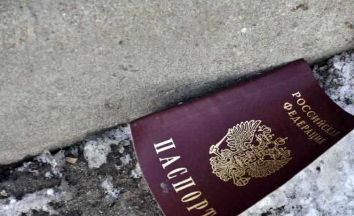 opłacie za utratę paszportu