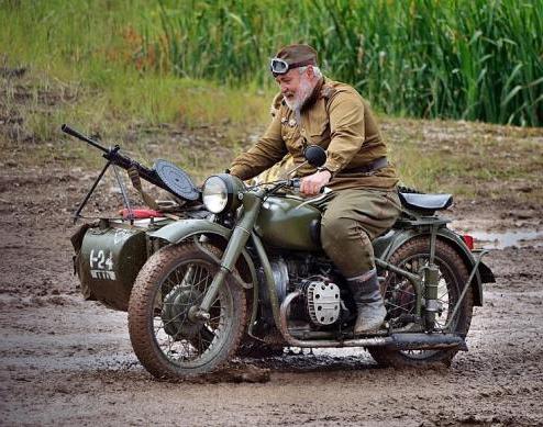 soviética motocicleta