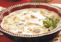 How to cook soup with mushrooms and melted cheese?