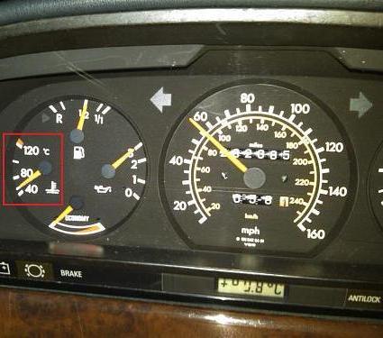 working temperature of the engine VAZ 2110