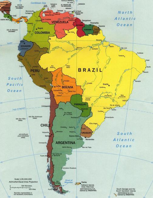 latin amerika ülkeleri listesi
