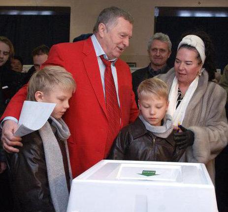 Zhirinovsky children and grandchildren