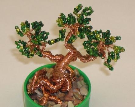 money tree of beads with your hands