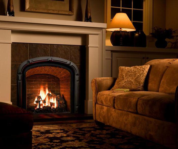 fireplace modern style interior