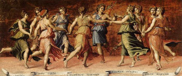 der Mythos von Apollo und die Musen