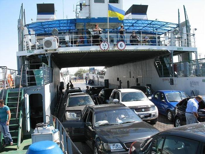 Ferry across the Kerch Strait schedule