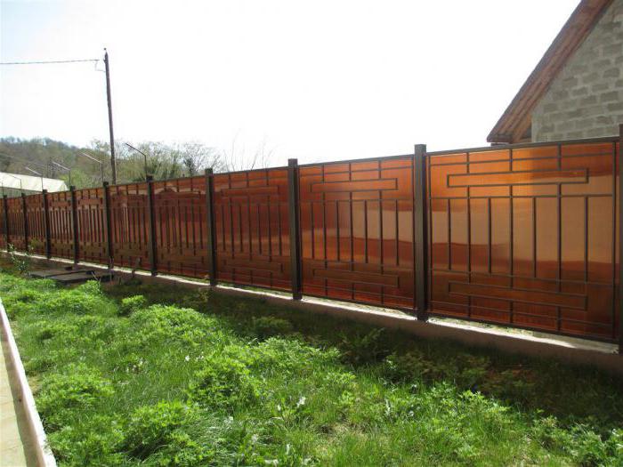 fence to give polycarbonate reviews