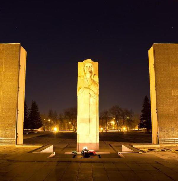 Novosibirsk das Denkmal des Ruhmes