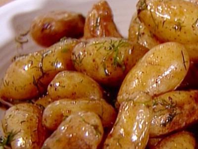 Gebackenen Kartoffeln im Ofen