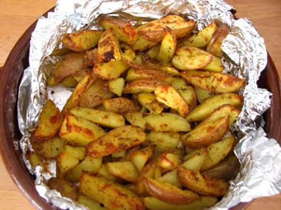 Zubereitung Kartoffeln im Ofen
