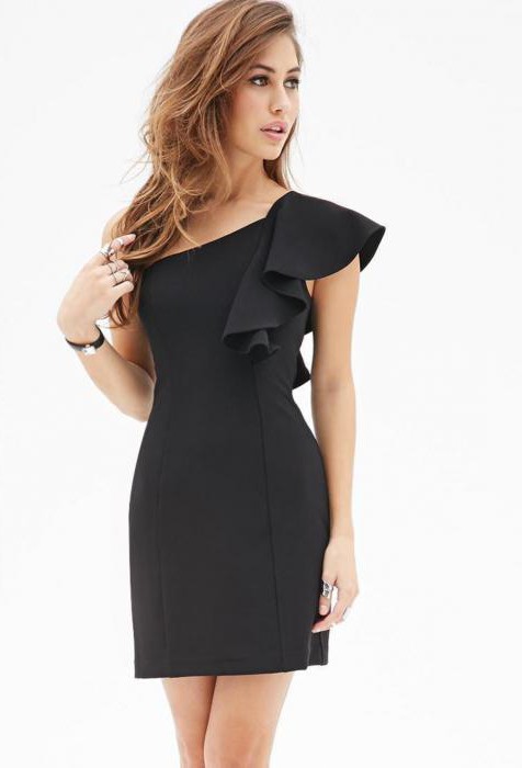 dresses with ruffles and with open shoulder