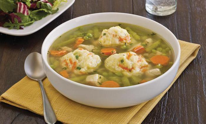 soup with garlic dumplings recipe