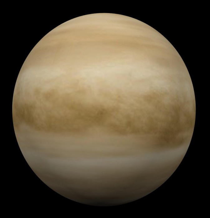 die Oberfläche des Planeten Venus