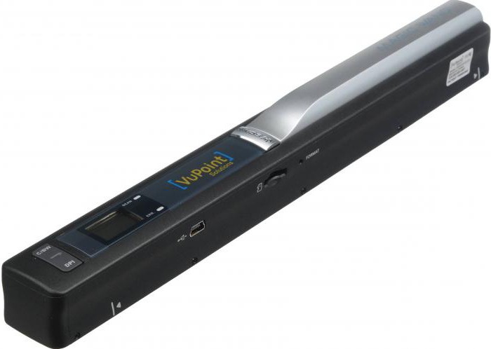 hand-held portable scanner for documents
