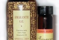 Amaranth oil - the use of medicinal properties. Amaranth oil in cosmetology