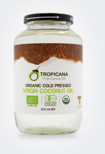 Thai coconut oil application
