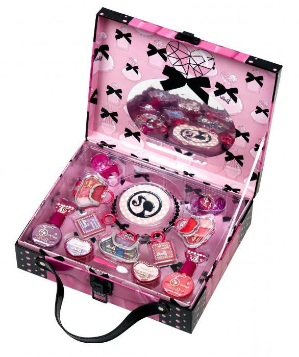 cosmetic set for girls suitcase