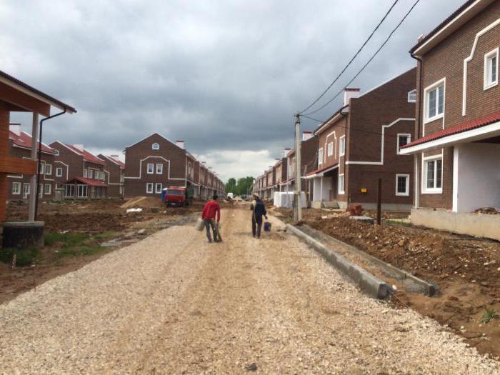 townhouses duplexes in the suburbs of economy class