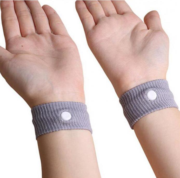wristbands के लिए गति बीमारी के लिए 1 वर्ष तक के बच्चों