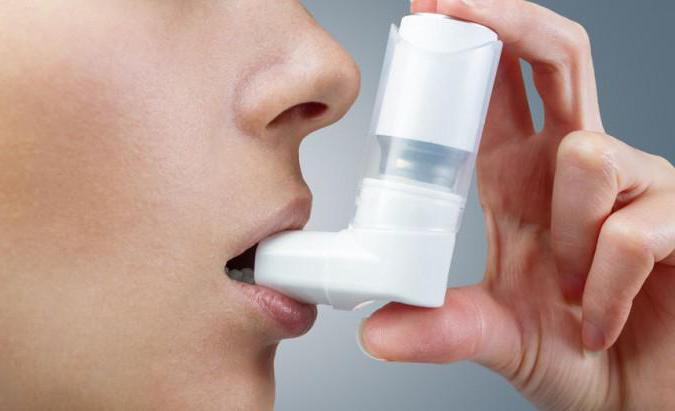 Pathogenese von Asthma bronchiale Schema