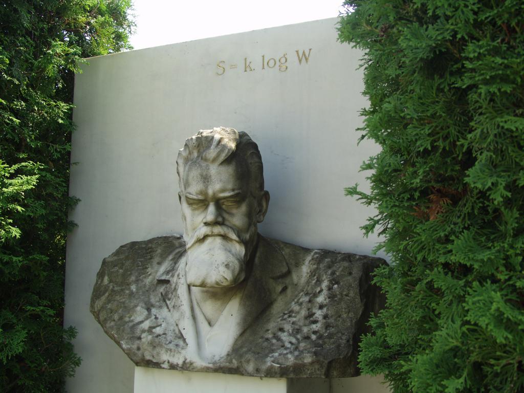o Túmulo de Ludwig Boltzmann