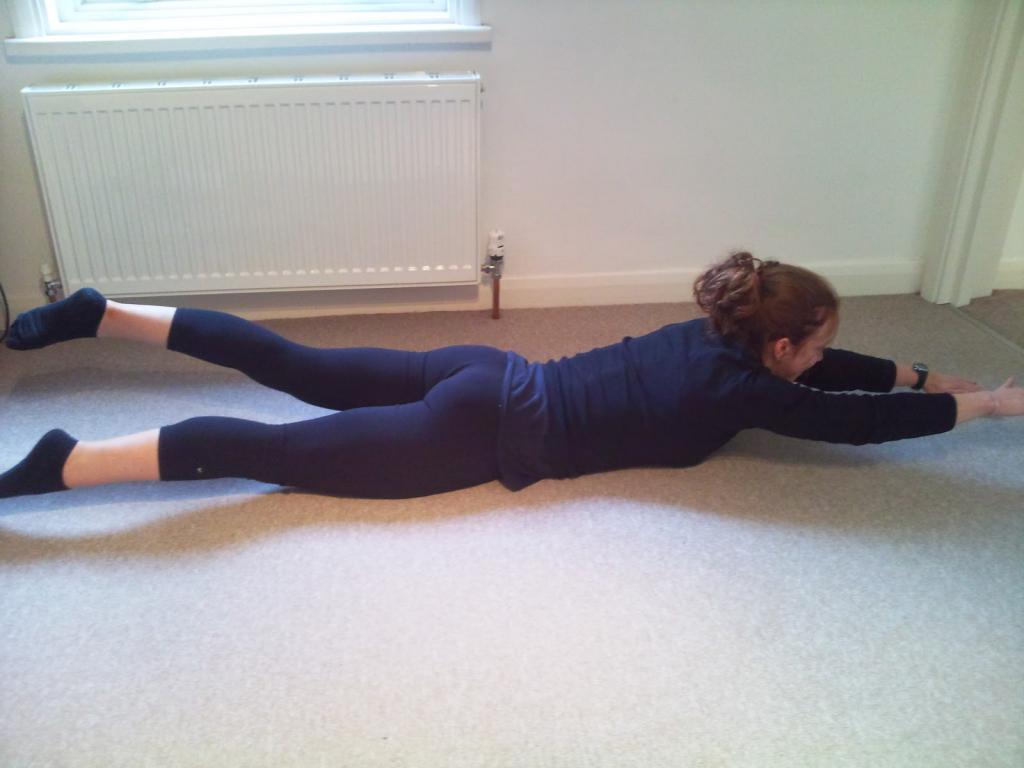 exercise while lying on the stomach