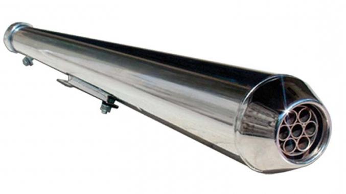 the device of the muffler of the motorcycle