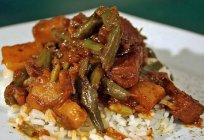 Lamb with beans is a hearty delicious. Recipes lamb with beans