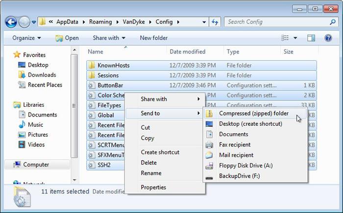 how to select all files in the folder