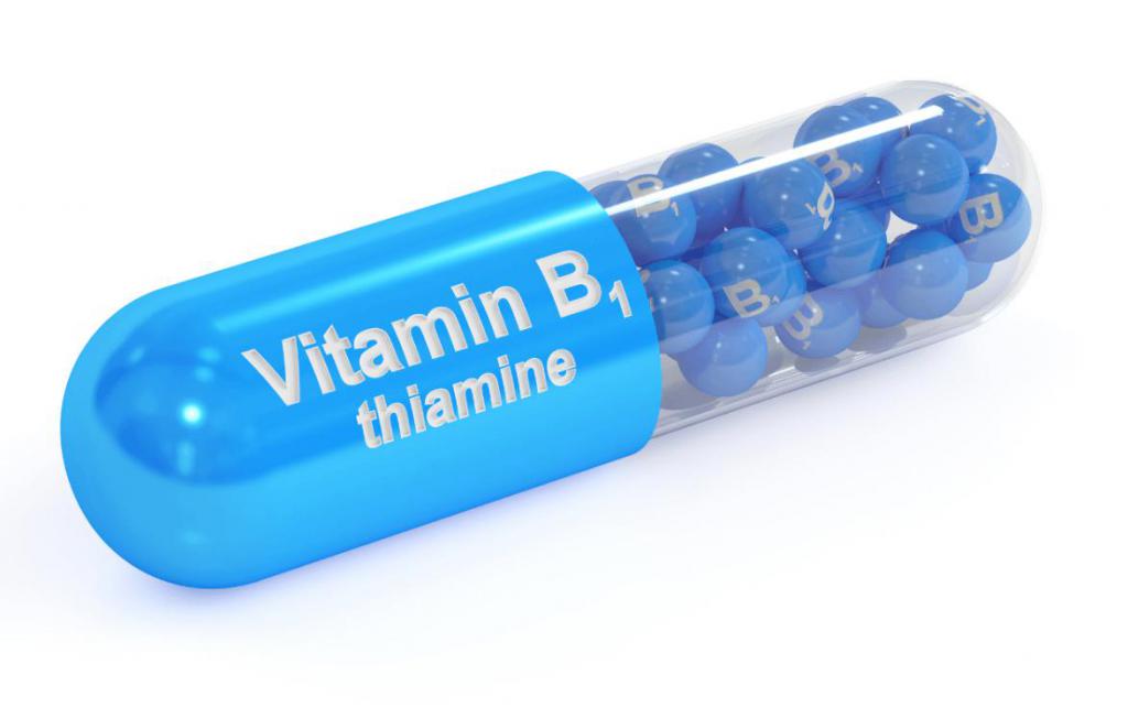 deficiência de vitamina B1 chama энцефалопатию