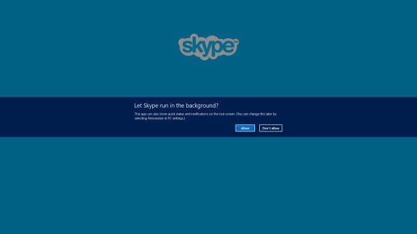 não é iniciado skype