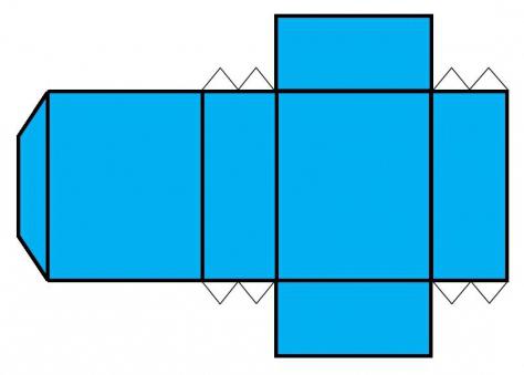 schemat pudełka wzór