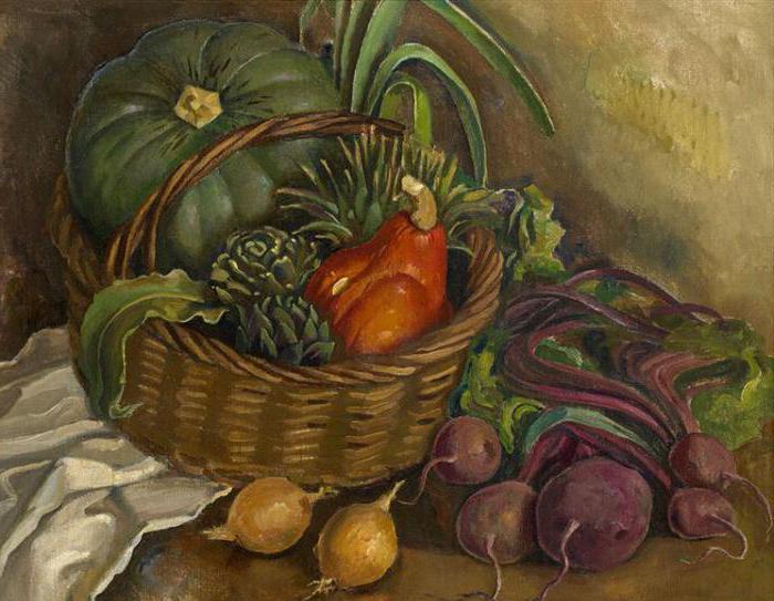 autumn still life with vegetables