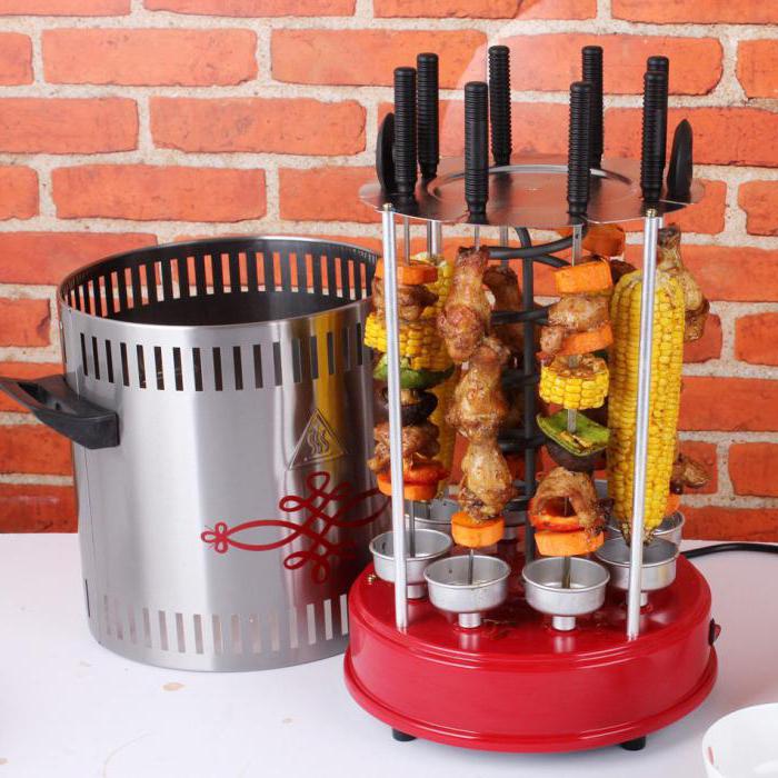 barbecue electric vertical stainless steel for home