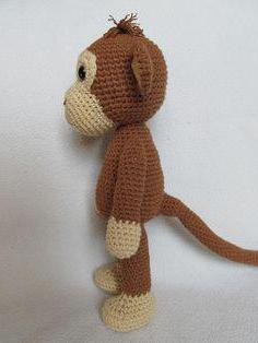 बंदर amigurumi crochet DIY आरेख
