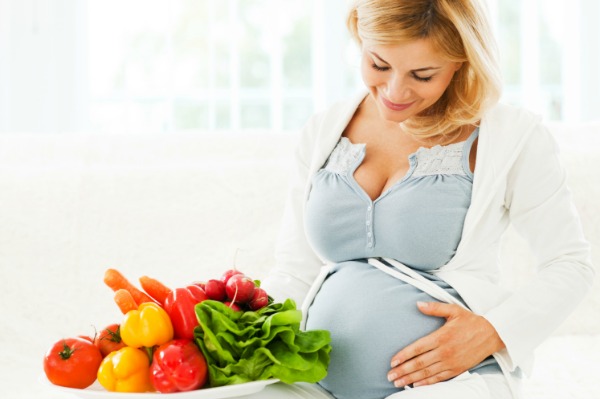 a alimentação da mulher grávida