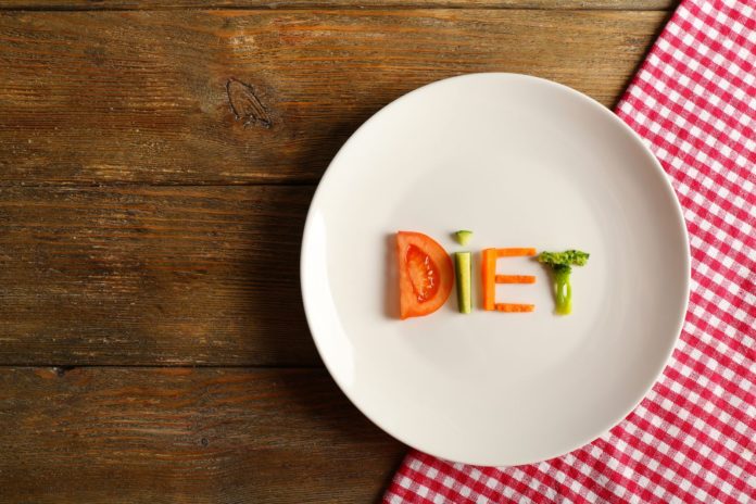Napis "Dieta"