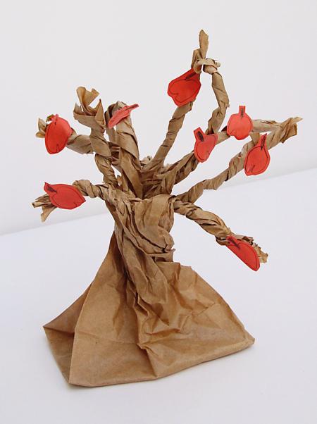 Como fazer uma árvore de papel&