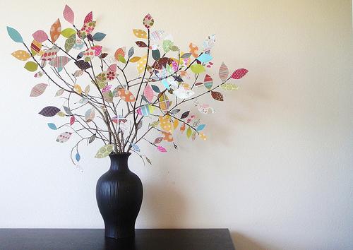Decorativo árvore de papel.