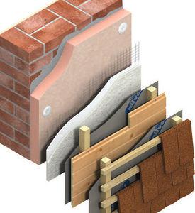la proteccin contra el fro de la fachada de la espuma de la tecnología de aislamiento de los muros de la casa