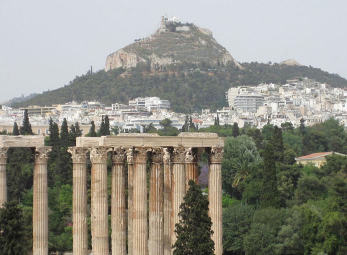 der Tempel des Olympischen Zeus