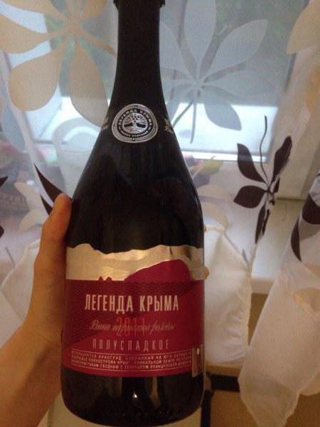 wine legend of the Crimea reviews