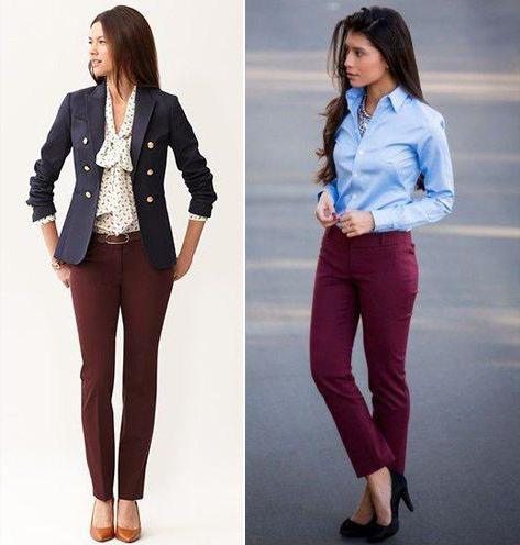 what combination of maroon pants