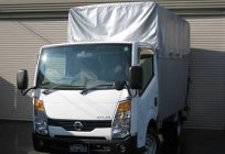 Visão geral dos novos рестайлинговых de camiões Nissan Atlas