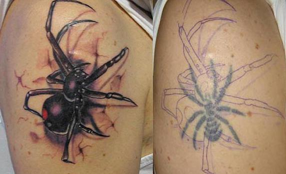 tattoo foto do homem aranha