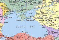 哪里是亚速海? 亚速海地图上的俄罗斯。 克里米亚，亚速海