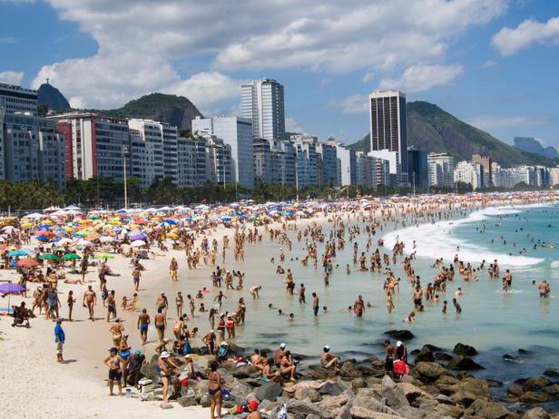 最着名的海滩Rio de Janeiro