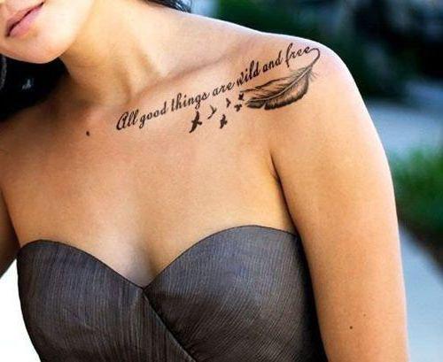najpiękniejsze wzory tatuaży dla dziewczyn na ramieniu